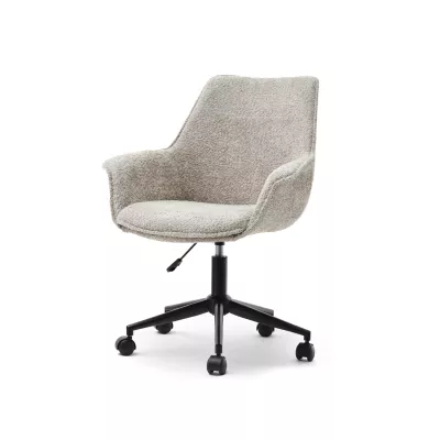 Otočná židle ARACELY - béžová / černá