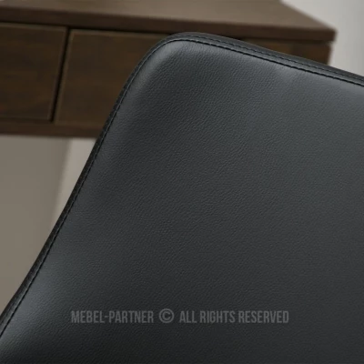 Otočná židle ALMANA - černá / ořech