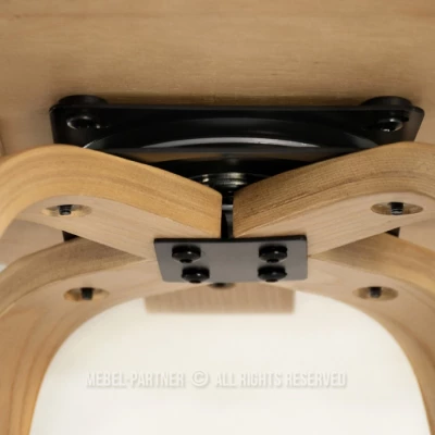 Designová barová židle SAROLTA - dub / béžová