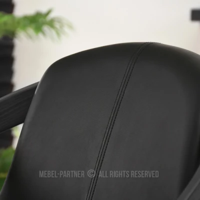 Designová barová židle HODA - černá