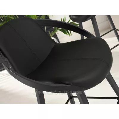 Designová barová židle HODA - černá