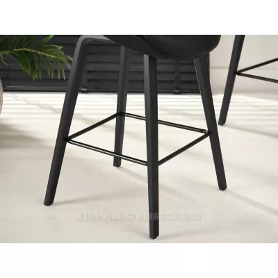 Designová barová židle HODA - černá