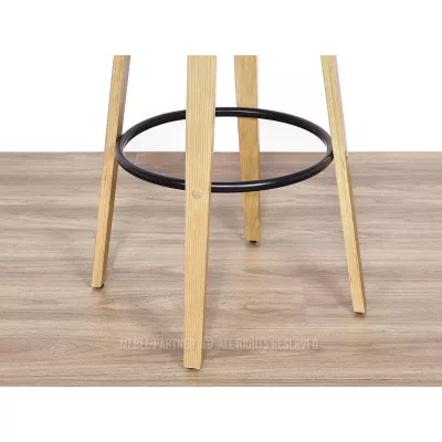 Designová barová židle NENET - dub / černá