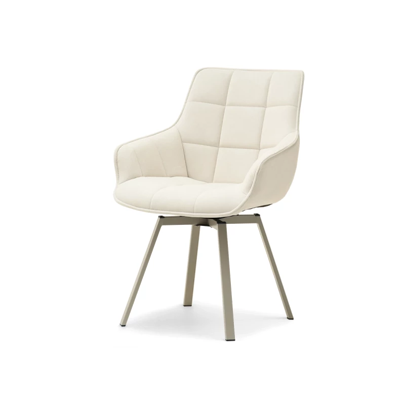 Jídelní židle LOVISA - krémová / béžová