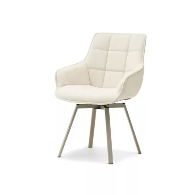 Jídelní židle LOVISA - krémová / béžová