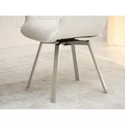 Jídelní židle LOVISA - krémová / béžová