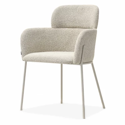 Čalouněná jídelní židle ELIZARA - béžová