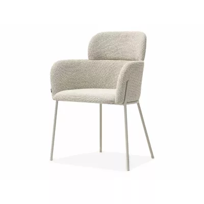 Čalouněná jídelní židle ELIZARA - béžová