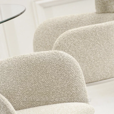 Čalouněná jídelní židle ELIZARA - béžová