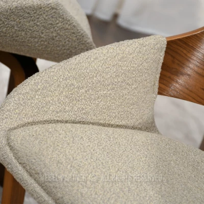 Jídelní židle JIHAN - ořech / béžová