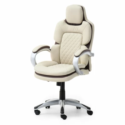 Manažerské křeslo BEATUS - béžové / hnědé