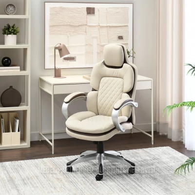 Manažerské křeslo BEATUS - béžové / hnědé