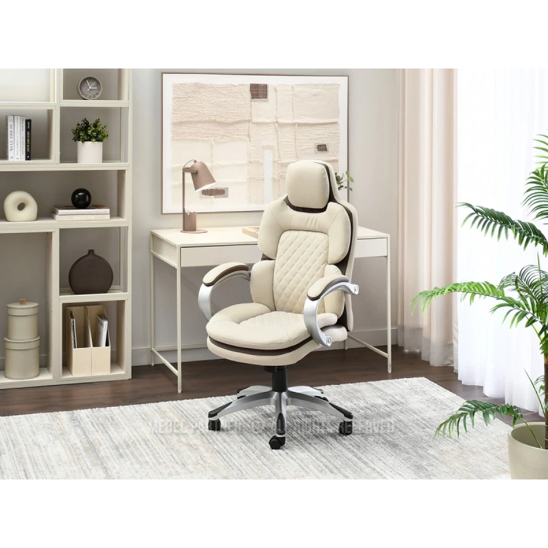 Manažerské křeslo BEATUS - béžové / hnědé