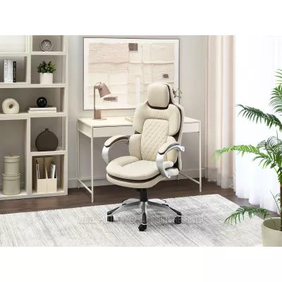 Manažerské křeslo BEATUS - béžové / hnědé