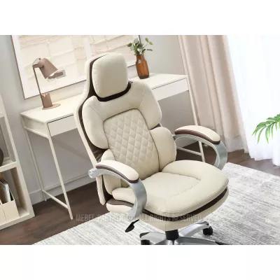 Manažerské křeslo BEATUS - béžové / hnědé