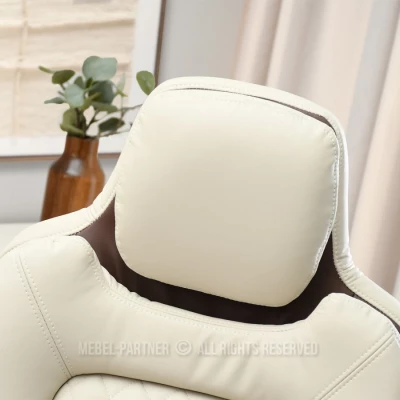 Manažerské křeslo BEATUS - béžové / hnědé