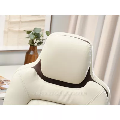 Manažerské křeslo BEATUS - béžové / hnědé