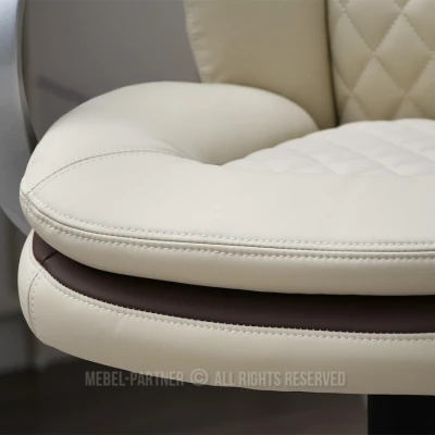 Manažerské křeslo BEATUS - béžové / hnědé