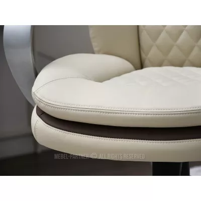 Manažerské křeslo BEATUS - béžové / hnědé