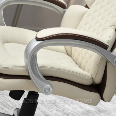 Manažerské křeslo BEATUS - béžové / hnědé