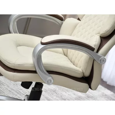 Manažerské křeslo BEATUS - béžové / hnědé