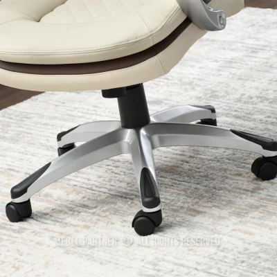 Manažerské křeslo BEATUS - béžové / hnědé