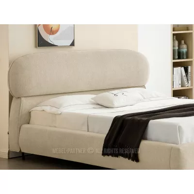 Designová manželská postel 160x200 ILDIKA - béžová