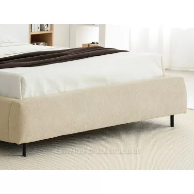 Designová manželská postel 160x200 ILDIKA - béžová