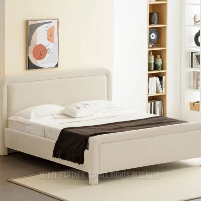 Čalouněná postel 160x200 JAKUBA - béžová