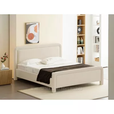 Čalouněná postel 160x200 JAKUBA - béžová