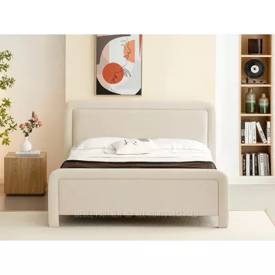 Čalouněná postel 160x200 JAKUBA - béžová