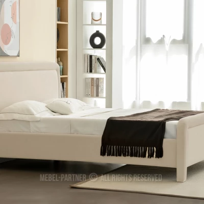 Čalouněná postel 160x200 JAKUBA - béžová