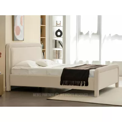 Čalouněná postel 160x200 JAKUBA - béžová