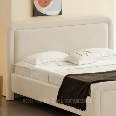 Čalouněná postel 160x200 JAKUBA - béžová