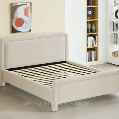 Čalouněná postel 160x200 JAKUBA - béžová