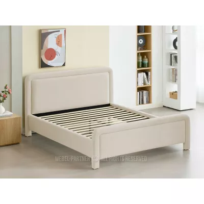 Čalouněná postel 160x200 JAKUBA - béžová