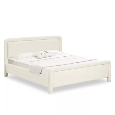 Čalouněná postel 180x200 JAKUBA - krémová