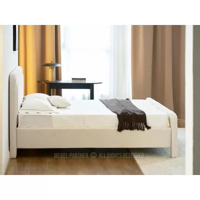 Čalouněná postel 180x200 JAKUBA - krémová