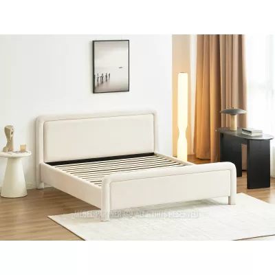 Čalouněná postel 180x200 JAKUBA - krémová