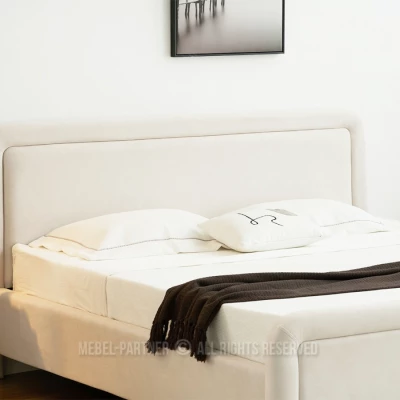 Čalouněná postel 180x200 JAKUBA - krémová