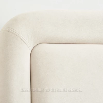 Čalouněná postel 180x200 JAKUBA - krémová