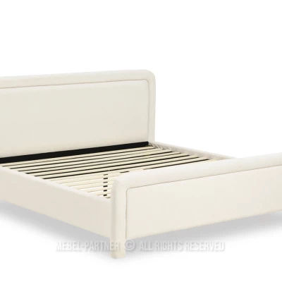 Čalouněná postel 180x200 JAKUBA - krémová