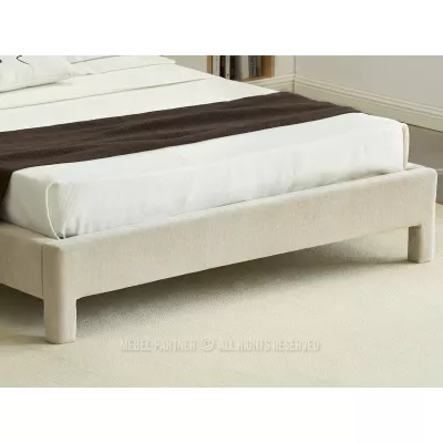 Čalouněná manželská postel 160x200 JANINE - béžová