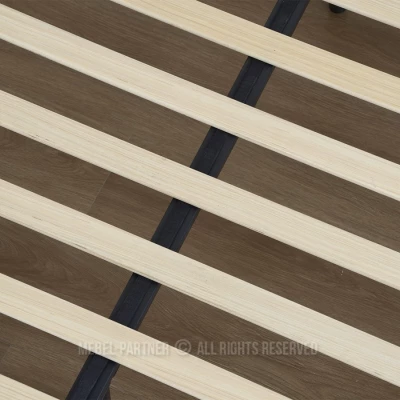 Čalouněná manželská postel 160x200 JANINE - béžová