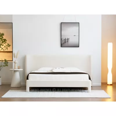 Čalouněná manželská postel 180x200 JANINE - krémová