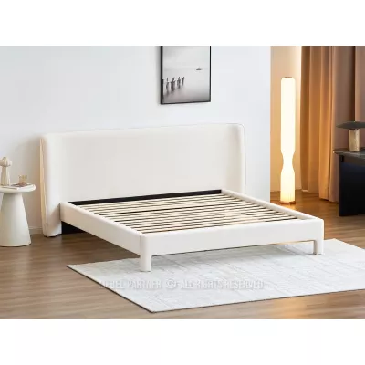 Čalouněná manželská postel 180x200 JANINE - krémová