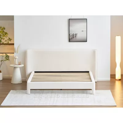 Čalouněná manželská postel 180x200 JANINE - krémová