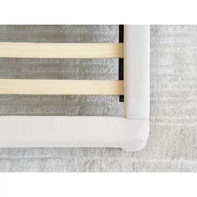 Čalouněná manželská postel 180x200 JANINE - krémová