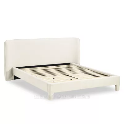 Čalouněná manželská postel 180x200 JANINE - krémová