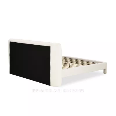 Čalouněná manželská postel 180x200 JANINE - krémová